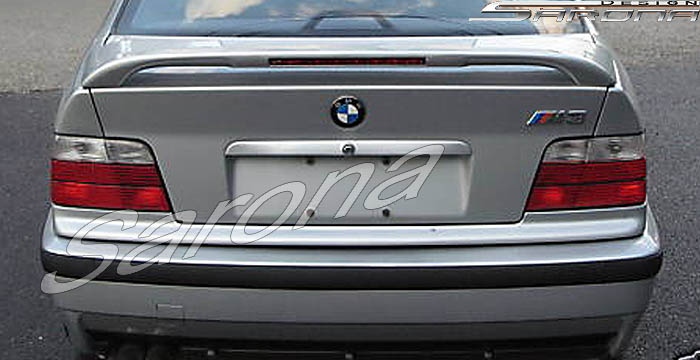 Custom BMW 3 Series Trunk Wing  Coupe & Sedan (1992 - 1998) - $195.00 (Manufacturer Sarona, Part #BM-012-TW)